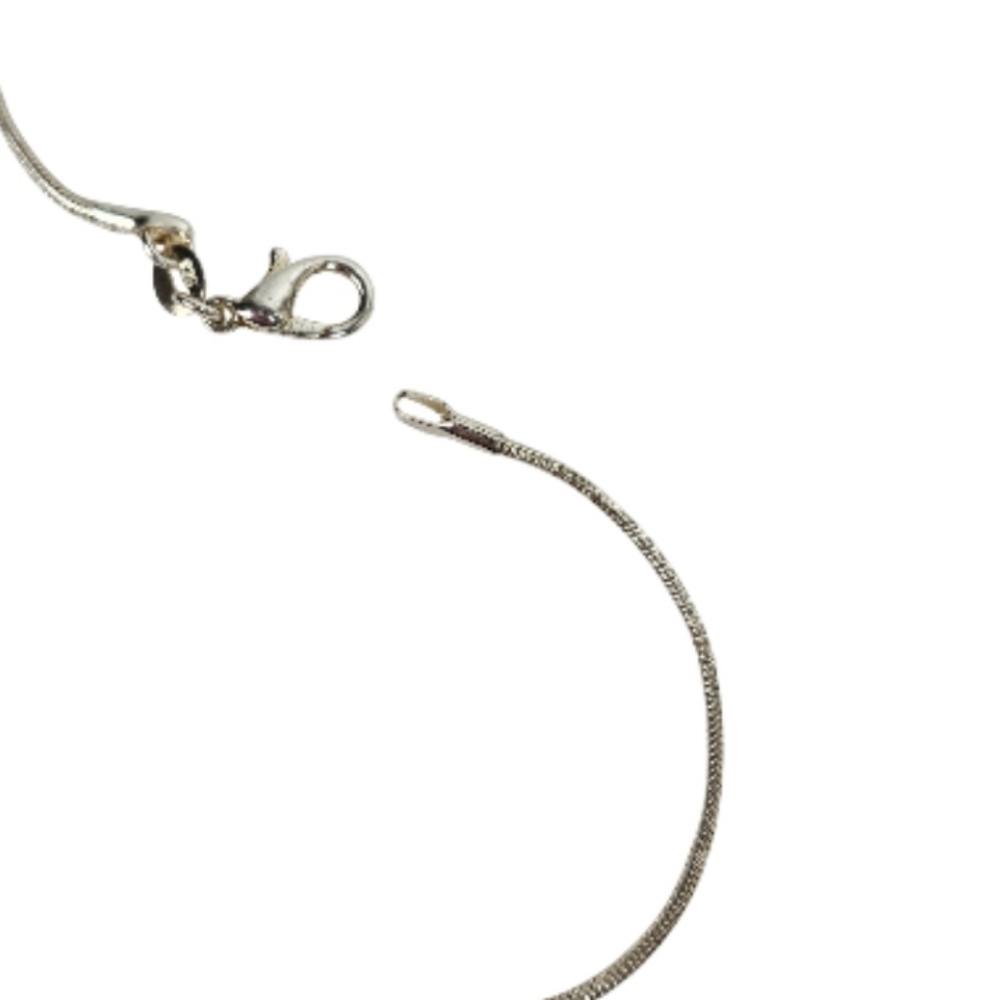 Enamel Butterfly Pendant Necklace 925 Sterling Silver Chain 18" - Picture 6 of 6